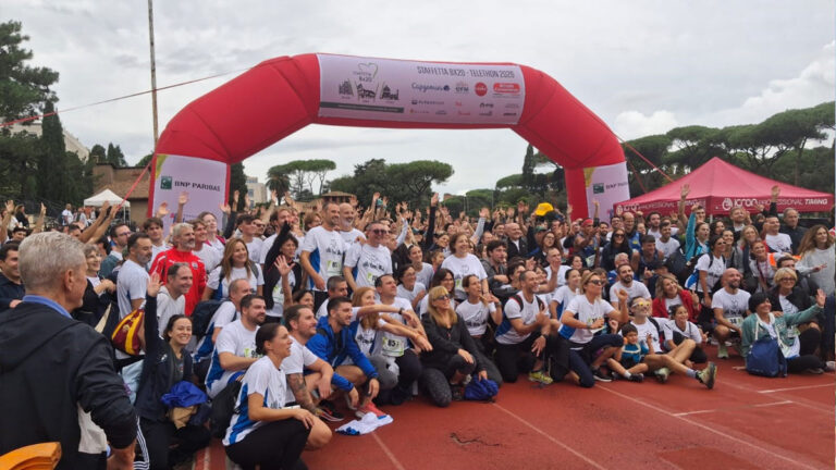 Staffetta 8×20′ di BNP Paribas  per Telethon